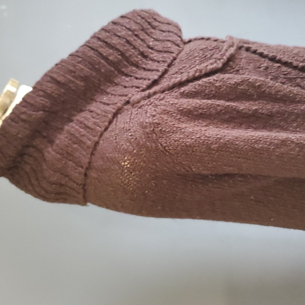 Jones ny women''s brown cowl neck  sweater size M - Picture 5 of 14